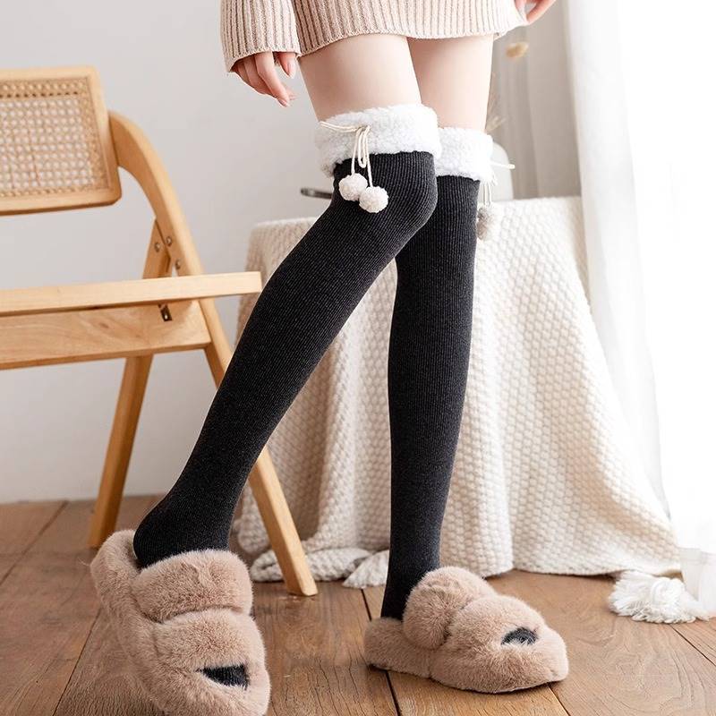 Thermoplastic Pellet - Chaussettes longues au-dessus du genou, bas