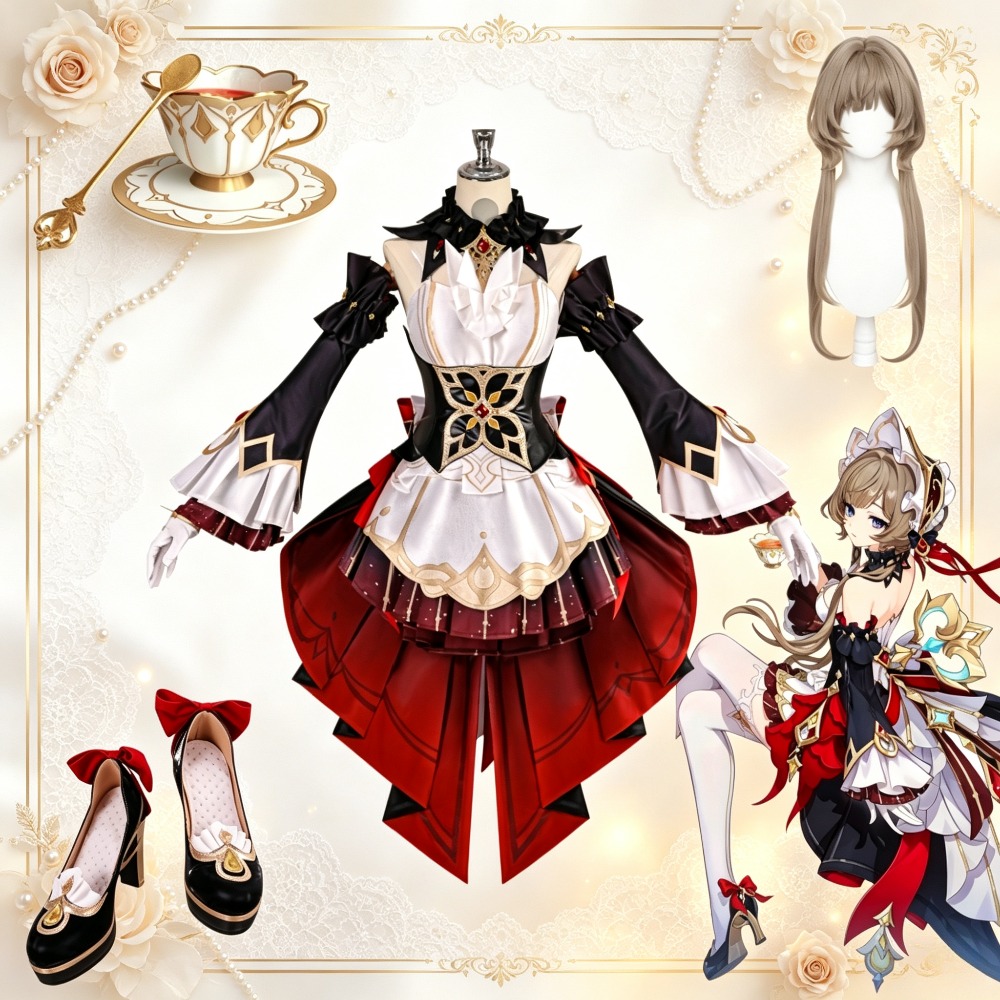 Prop De Cosplay - Costume de cosplay complet Genshin Impact
