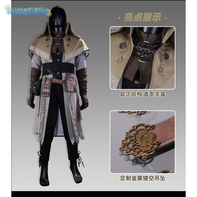 Bloodborne Cosplay Prop - Jeu Bloodborne Tomb Prospector Cosplay Costume