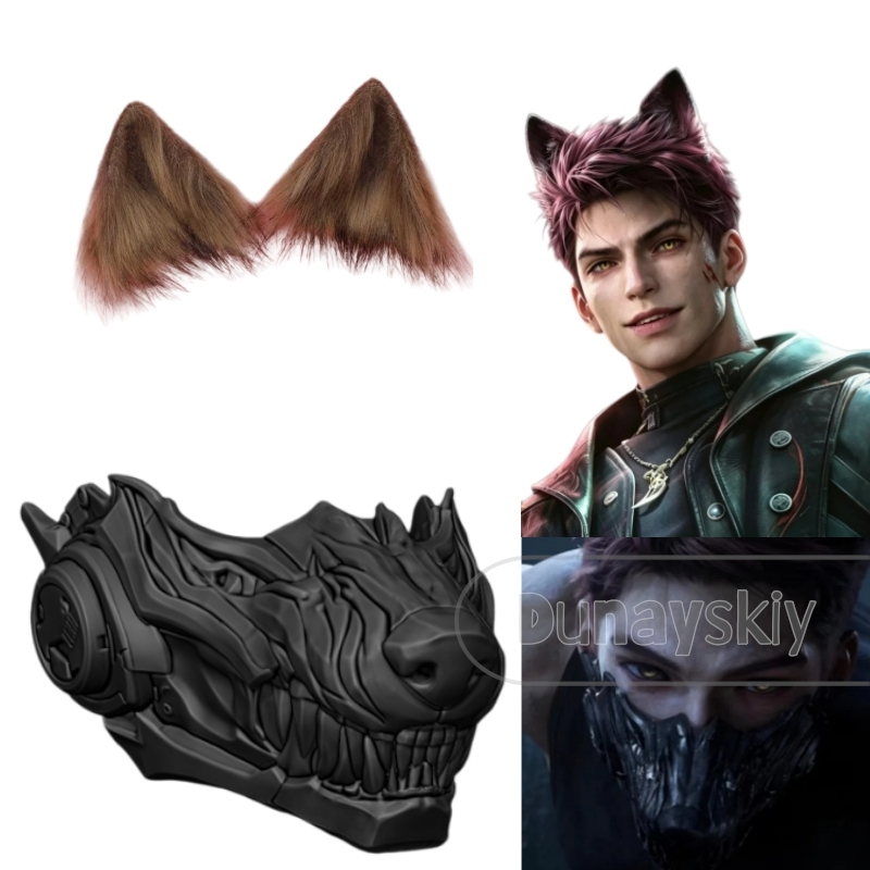 Masque de loup Valko Love and  - Cosplay Prop 3D Print avis et prix