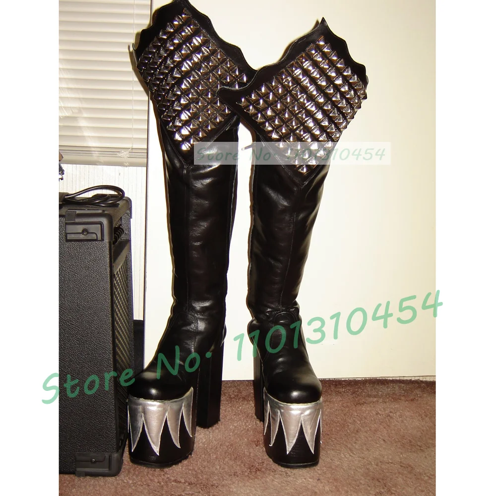 Bottes de démon noires à plate - Cosplay Flame Prop avis et prix
