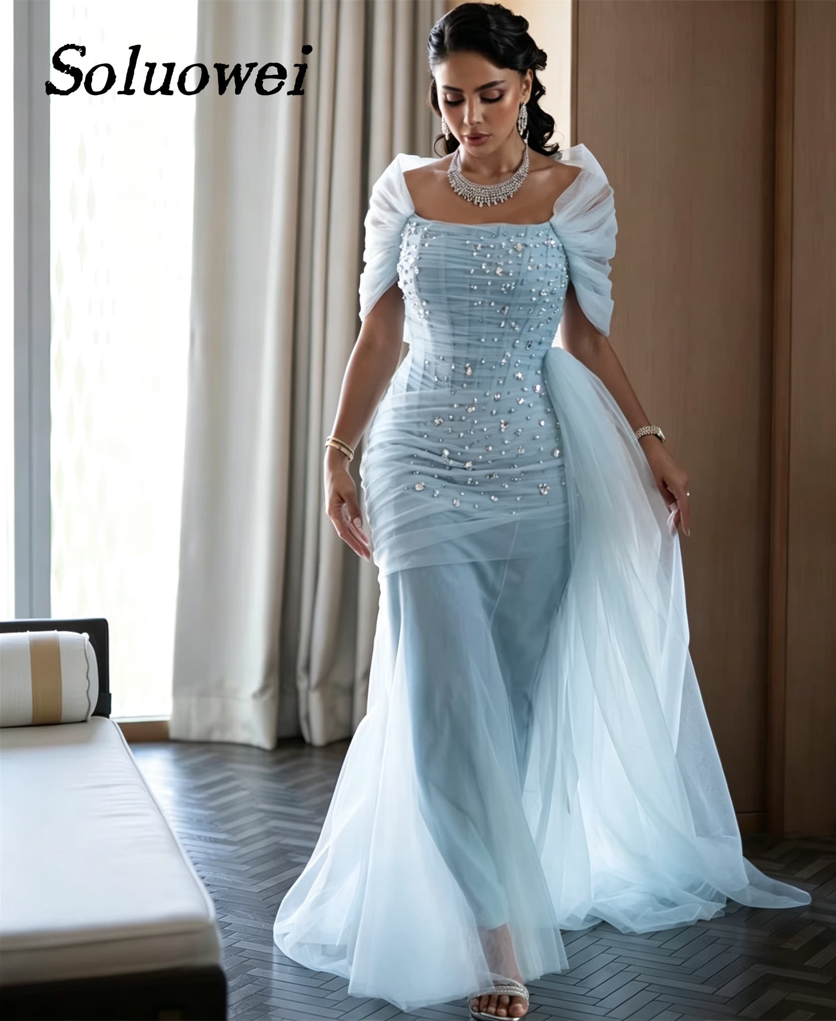 Robes de bal sirène en tulle à - Briar Cosplay Prop avis et prix